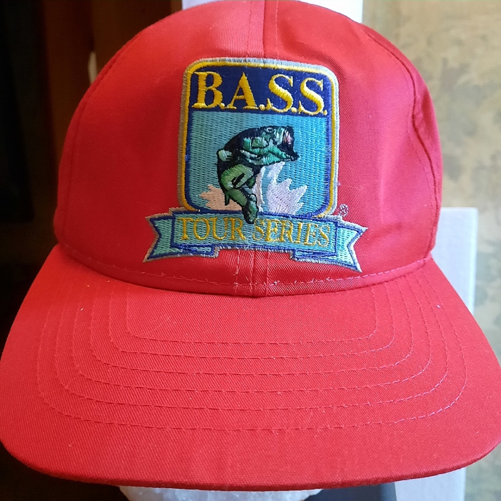 VINTAGE B.A.S.S. TOUR SERIES HAT/CAP- ONE SIZE FITS ALL 🔥 🔥 🔥 NWOT